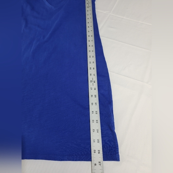 Nation LTD Anthropologie Mallory Dress Royal Blue 100% Cotton Size XS - Picture 8 of 11